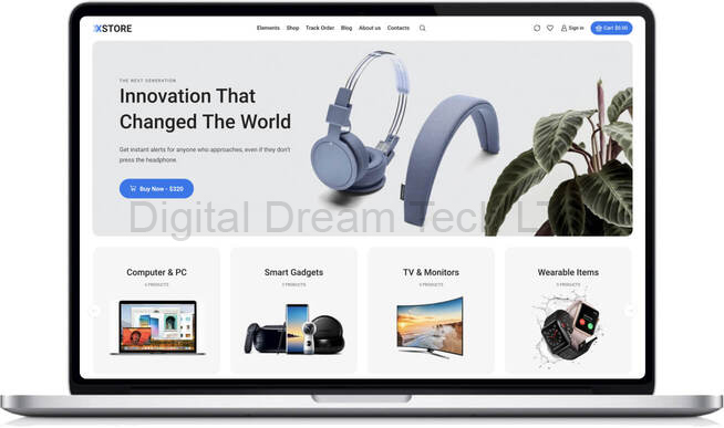 Digital dream Tech Electronic website store